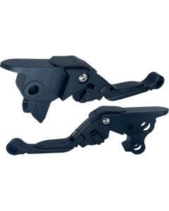 PSR Anthem Pro Adjustable Black Hand Levers Set for Harley FLH/FLT 21-23