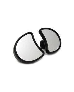V-Twin 34-0056 Black Fairing Mount ABS Side Motorcycle Mirrors 14-19 Harley FLT