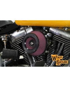 V-Twin 34-1365 Black Wyatt Gatling Air Cleaner Assembly Harley FXST FXD 93-07