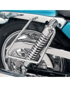 Drag Specialties Chrome Saddlebag Support Brackets Rails Sportster XL 04-16