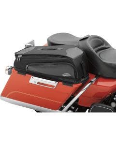 Saddlemen Deluxe Saddlebag Lid Chaps w/ Bags for Harley FLHT 93-13
