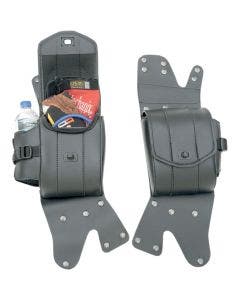 Saddlemen Cruis'n Cruisin Deluxe Saddlebag Guard Bag Set Touring 84-13