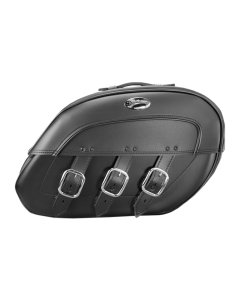 Saddlemen Drifter Black Rigid Mount Universal Slant Saddlebags Harley or Metric