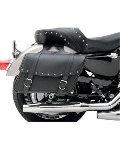 Saddlemen Highwayman Riveted Slant Style Throw-Over Large 15" Univ Saddlebags