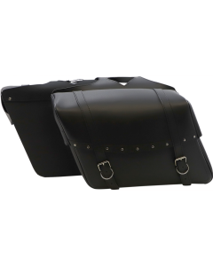 Saddlemen Highwayman Riveted Slant Style Throw-Over Jumbo 18" Univ Saddlebags