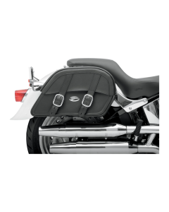 Saddlemen Drifter Slant Custom Fit Jumbo 19" Saddlebags for Harley Metric Cycles