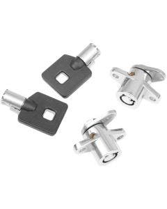 Drag Specialties Replacement Saddlebag Lock Set with Keys Harley OEM Saddlebags - 3501-0867