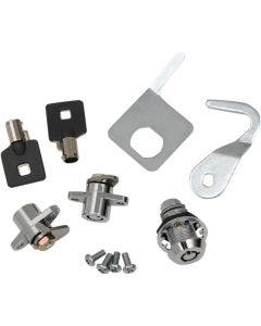 Drag Saddlebag & Tour-Pak Matching Lock / Key Kit for Harley Touring FLH/T 97-13