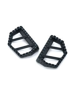Kuryakyn Riot Satin Black Mini Floor Boards Foot Pegs for Harley Metric & Indian