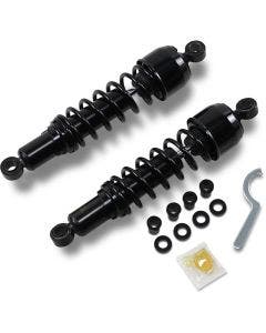 Drag Premium Black 13" Rear Spring Shock Absorbers Harley XL FXR 86-03