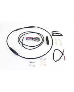 V-Twin 36-1605 12"-14" Handlebar Cable Brake Line Kit Harley FLH/T w/o ABS 08-13