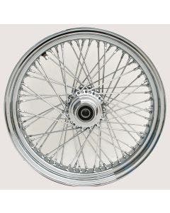 60 Spoke 18" Chrome Front Wheel 18" x 3.5" Harley FXST/FLST 00-06 FXDWG 00-05