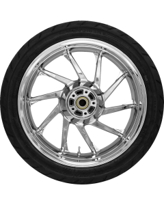 Coastal Moto Chrome 18" Hurricane Rear Wheel/Tire Combo 4 Harley 09-24 Touring