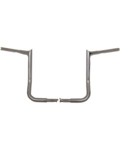 FBI Fat Baggers Chrome 14" EZ Install Pointed Handlebars Harley Batwing 86-22