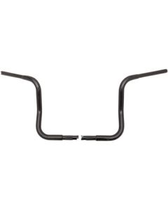 FBI Fat Baggers Black 14" EZ Install Round Top Handlebars Harley Batwing 86-22