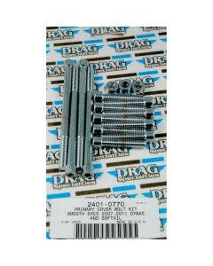 Drag Specialties Chrome Smooth Primary Cover  Bolt Set 4 Harley Big Twin FX