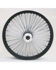Ultima 37-561 Black Fat King 48 Spoke Front Wheel w/ Billet Hub 26"x3.5" Dual