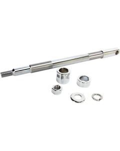 Drag Specialties Chrome Front Axle Hardware Kit Harley 00-06 FLST Softail