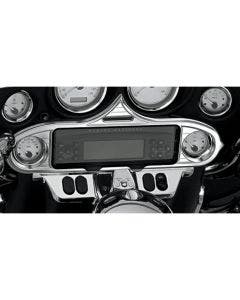 Kuryakyn Chrome Stereo Accent for Harley Batwing Fairing FLH/X 96-13 | 3765