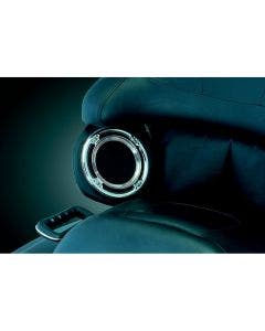 Kuryakyn Chrome Rear Speaker Accents for Harley FLH/T 98-13 | 3792