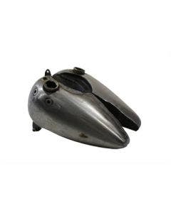 V-Twin 38-0140 Raw Bobbed 3.5 Gallon Gas Tank Two Piece Set Harley FL 41-46