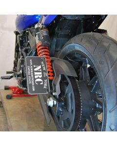 New Rage Cycles SROD-SIDE License Plate Mount Kit w/ LED 12-17 Harley Street Rod