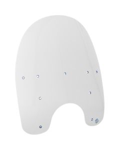 Memphis Shades MEP6260 Clear King Size 17" Cruiser Windshield 01-17 H-D Softail