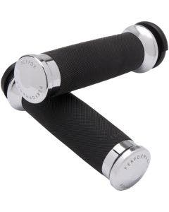 Avon Slyfox Grips Chrome Custom Contour Grips for Harley TBW 08-23