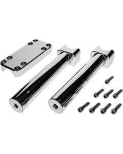 Wild 1 One WO910 Chrome 10" Savage Chubby Billet Riser 1 1/4" Bars