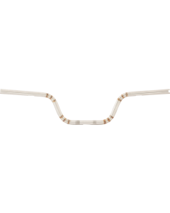 Arlen Ness MX Moto Tall Raw Stainless Steel Handlebar 4 Harley 