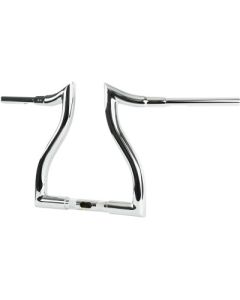 LA Choppers Chrome 12" Hammerhead Handlebar T-Bar Harley FLTR 15-23