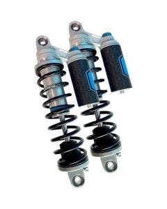 Legend Suspension REVO Arc Piggyback Clear Ano 13" Heavy 4 91-17 Harley Dyna