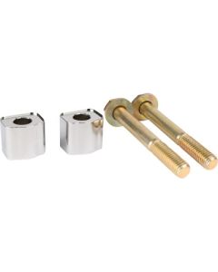 Thrashin Supply Chrome 1" Riser Spacer Extensions Billet Aluminum Pair