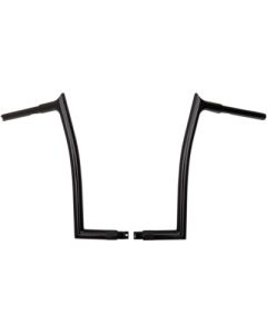 FBI Fat Baggers Black 16" EZ Install Pointed Handlebars Harley FLTR 15-20