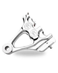 Performance Machine Chrome Rear Brake Integrated Caliper Harley Softail 87-99