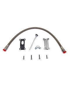 V-Twin 40-0024 Chrome Oil Filler Kit w/ Screw In Dip Stick 02-06 Harley FLHT