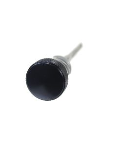 Black Knurled Oil Tank Dipstick Chrome Harley M8 Softail 18-20 OE Rpl 62700226