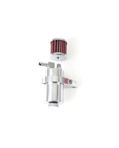 Polished Engine Breather Oil Collector Harley Davidson & Custom Chopper 40-0568