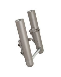 Arlen Ness 40-507 Titanium Smooth Fork Hot Legs Dual Disc Harley Touring 14-Up