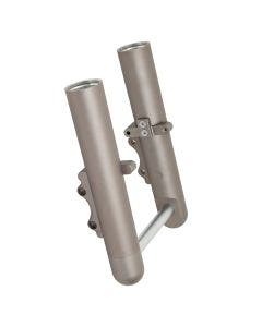 Arlen Ness Titanium Dual Disc Smooth "Hot Leg" Fork Legs for Harley 00-07 FLT