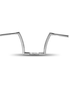DNA Chrome 12" Rise Monster Wide Ape Hanger Fat Bars 1.5" Handlebar Harley 96-Up