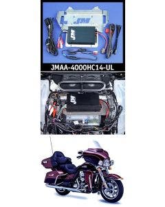 J&M JMAA-4000HC14-UL Performance Series 4-CH 400w Amp Kit 14-19 Harley Ultra/Ltd