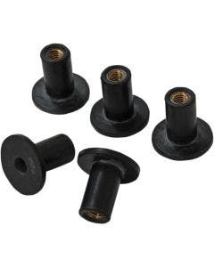 Memphis Shades MEB9996 Replacement Windshield Well Nuts 5 Pack Harley FLT 98-13