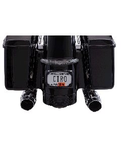 Ciro The Original LATITUDE Tail Light & License Plate Holder Black w/ Smoke Lens