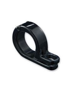 Kuryakyn 4023 Gloss Black Universal P-Clamp for 1-1/8"/1-1/4" Tubing Sold Each