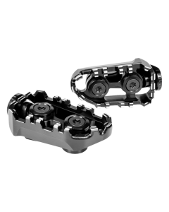Gilles Tech-X Enduro Black Driver Footpegs 4 Harley 23-24 RA1250/1250S Models