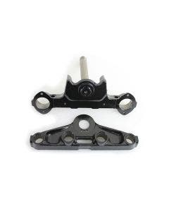 V-Twin 24-1329 Black Triple Tree Set for 41MM Fork Tubes Harley FL 60-68