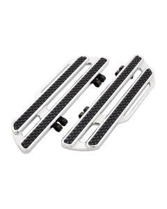 Arlen Ness 410-017 Chrome Method Driver Floorboards Harley Touring 99-Up