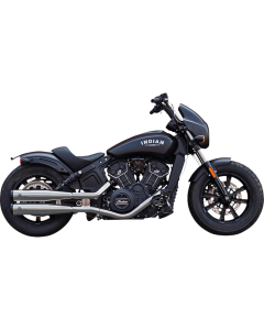S&S Grand National Chrome Slip-On Mufflers Race Only 4 Harley 19-23 Scout Models