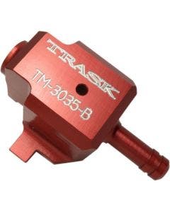 Trask CNC Machined Billet Aluminum Fuel Regulator Housing Harley Rep OE 62373-01
